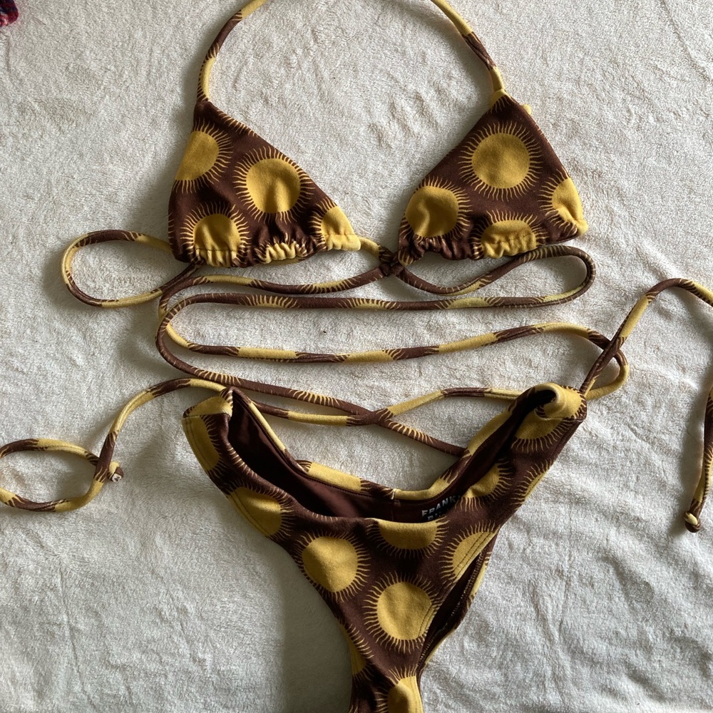 Frankie’s bikinis wrap tie bikini